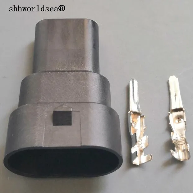 shhworldsea 2sets 9005 HB3 9006 HB4 H10 Male Connector Socket Kit For Halogen HID Xenon Lamp Plug Adapter