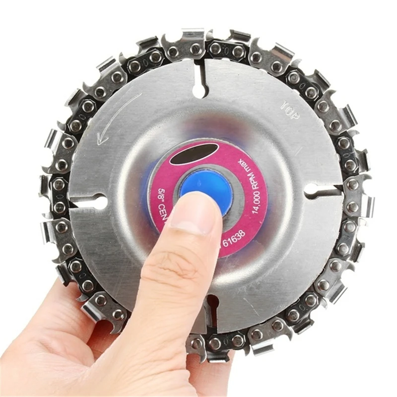4 дюйма 22 зуб резьба по дереву тонкая цепочка с несколькими дисковыми пилами для