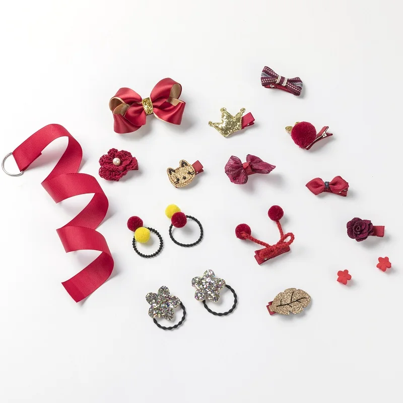 Детские заколки для волос 18 шт./компл. детские пряжки Принцесса искусственная