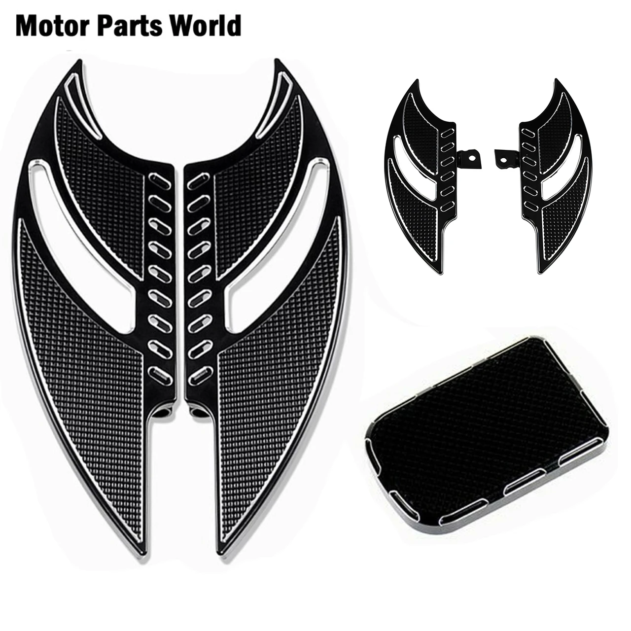Мотоцикл F & R Floorboards наборы педаль тормоза подножки CNC Cut подходит для Harley Touring Electra