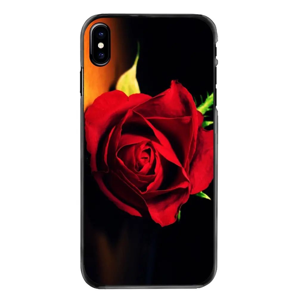 Для LG G6 L90 V20 Nexus 5X6 P K10 Moto E E2 E3 G G2 G3 G4 G5 PLUS X2 Play пластиковый черный чехол красные розы