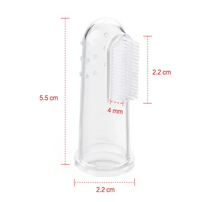 

Teeth Clear Massage Soft Silicone Infant Rubber Cleaning Brush Baby Care Toothbr