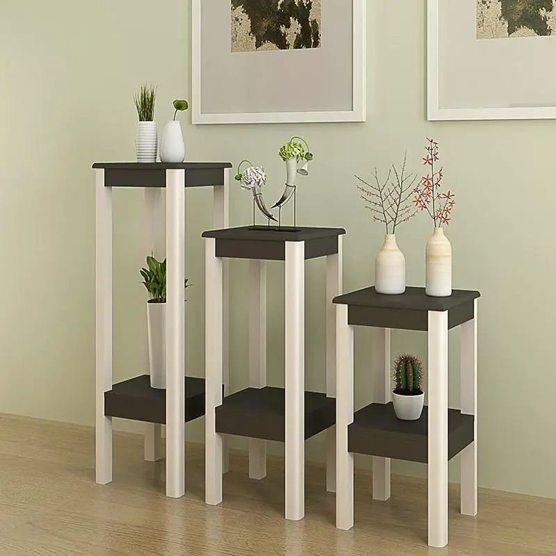 

Decorativa Madera Plantenstandaard Pot Indoor Estante Para Plantas Wood Plant Rack Dekoration Balcony Shelf Outdoor Flower Stand