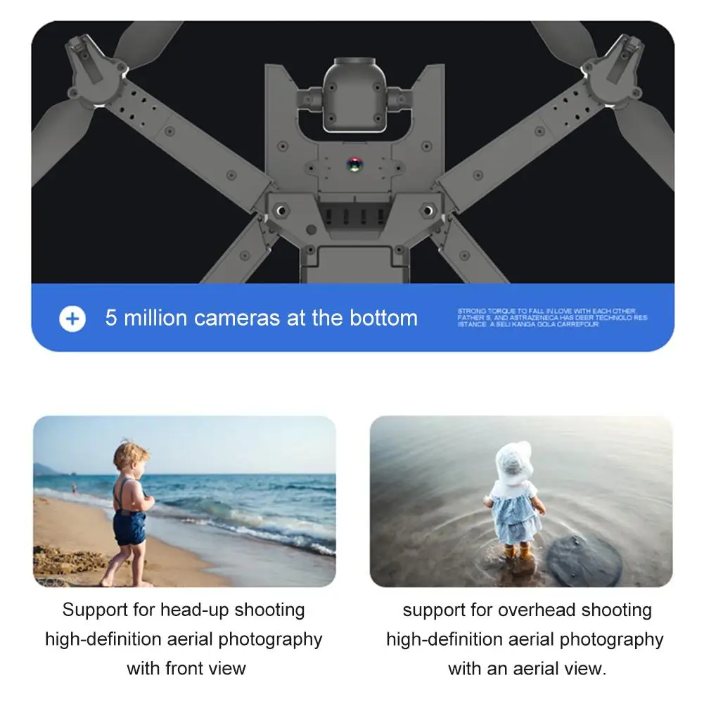 Камера Дрон gps Дрон с 4K HD регулируемой камерой Широкий угол 5G wifi FPV RC Квадрокоптер Профессиональный складной Дрон# M2