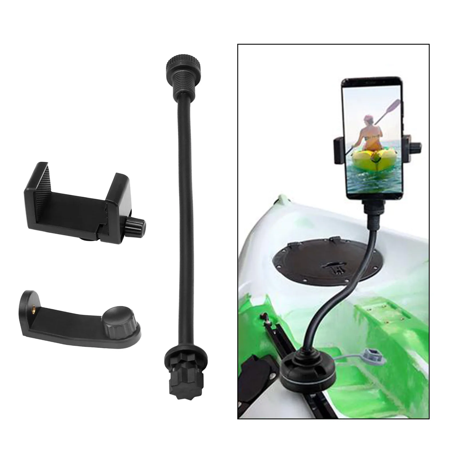 

Kayak Phone Mount Portable Flexible Long Arm for Dinghy Husband