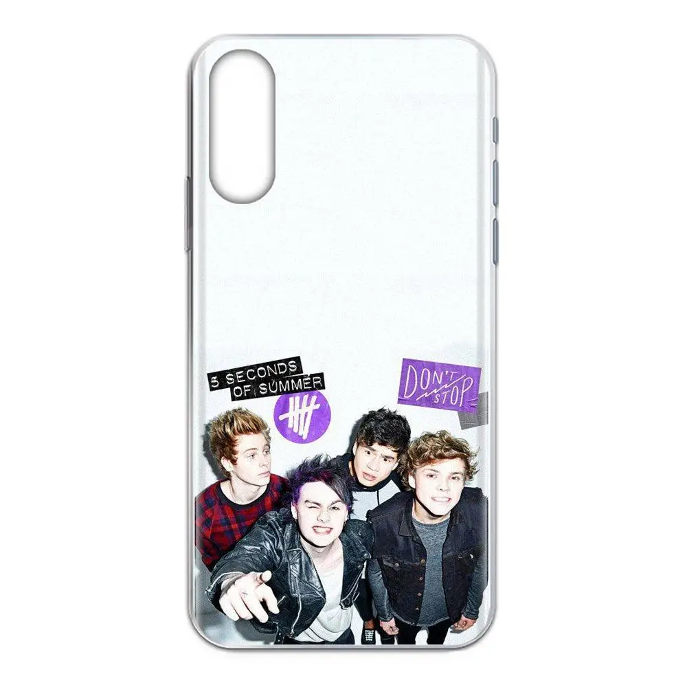 Soft TPU Cell Phone For Samsung Galaxy S3 S4 S5 Mini S6 S7 S8 Edge Plus S9 S10 S20 5 Seconds Of Summer 5sos | Мобильные телефоны и