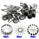 45 шт., набор полировальных щеток для мини-дрели