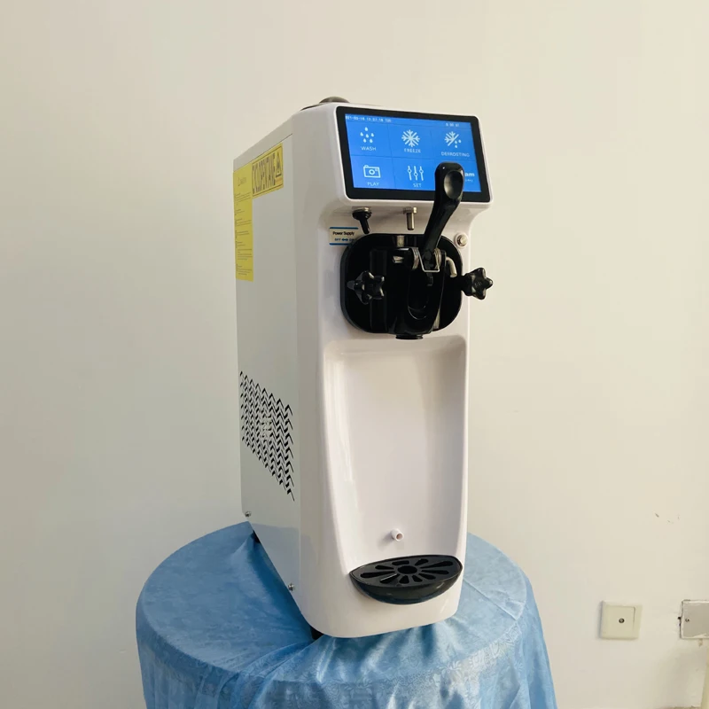 Коммерческая машина для производства мягкого мороженого аппарат приготовления