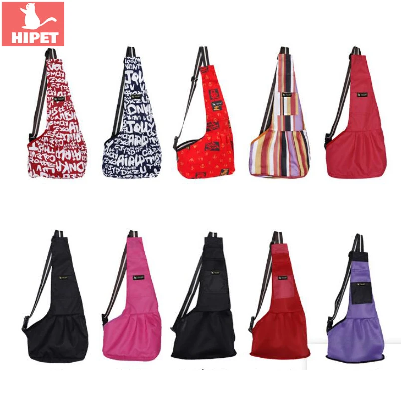 Портативный собака Перевозчик Слинг Рюкзак сетка для отдыха на открытом воздухе