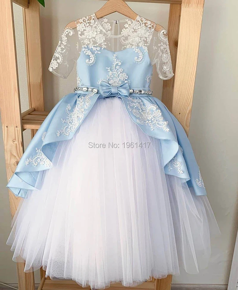 

Винтажное платье с цветочным рисунком для девочек, на свадьбу, вечеринку, для принцессы, для конкурса, длинное платье, Детские платья для дев...