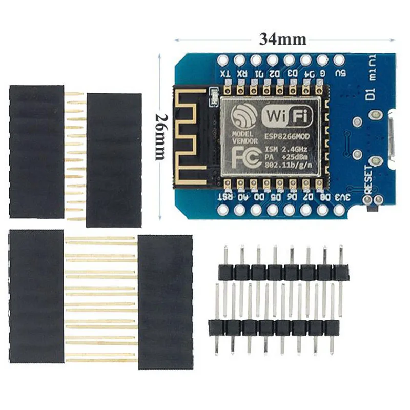 10 шт./компл. D1 Mini NodeMcu 4M байт Lua WIFI IoT макетная плата на основе ESP8266 Модуля|Чистящие