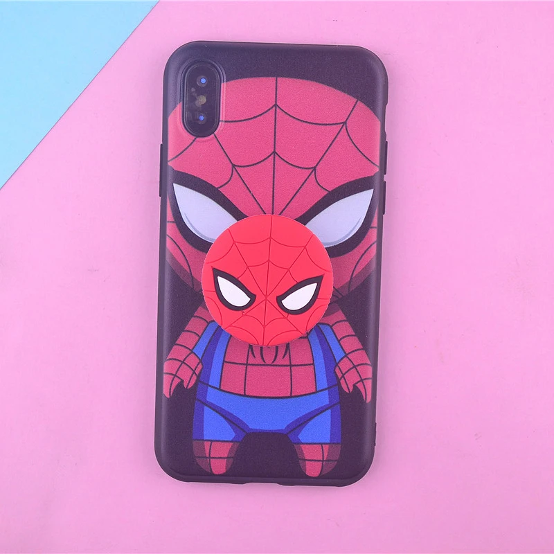 Case and Holder Для iPhone Xs 11 Pro Max Xs 7 8 Plus, для samsung S10, S8, S9, Note 8, 9, 10, A50, чехол из термополиуретана с изображением свиньи, носа, мягкий чехол с ремешком для телефона, веревочный чехол - Цвет: Case and Holder