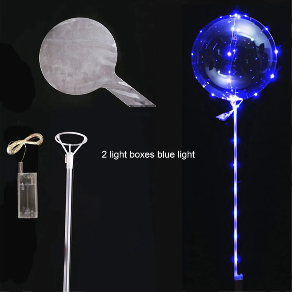 Высокий светодиодный светящийся воздушный шар круглые Пузырьковые Прозрачные