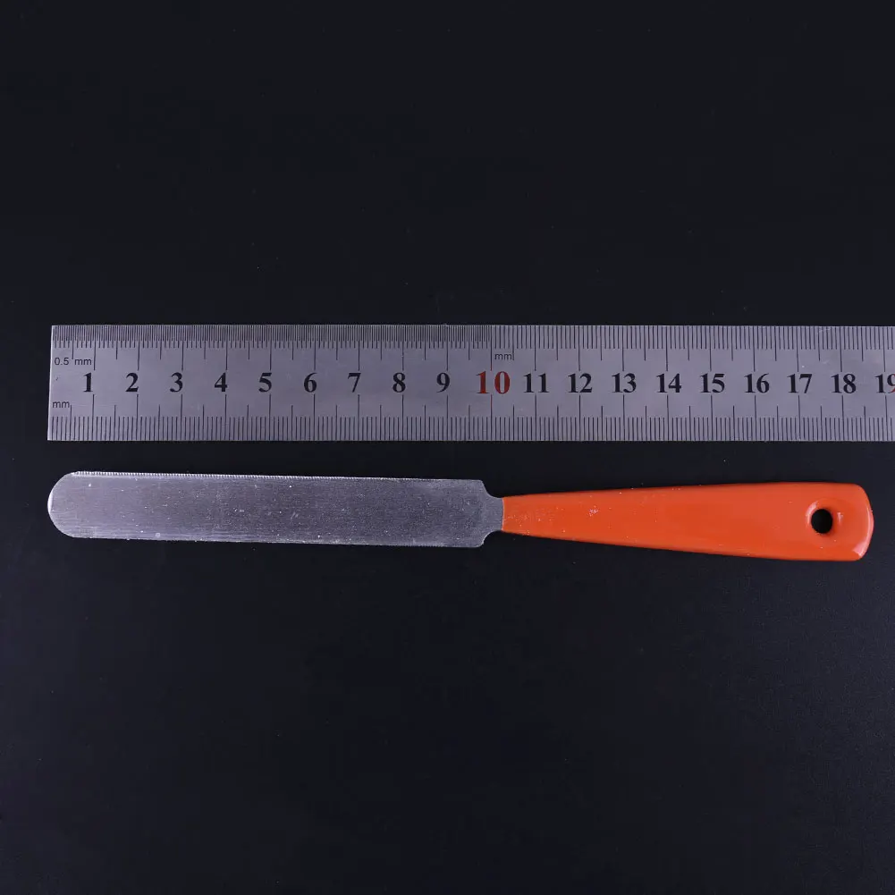 

1 Pcs Guitar Fret Crowning File Stainless Steel Narrow Dual Cutting Edge Tool Durable Stainless Steel Guitar File