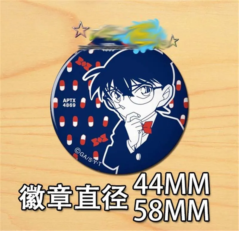 Брошь значок косплея из аниме Детектив Конан брошь коллекционные булавки рюкзак