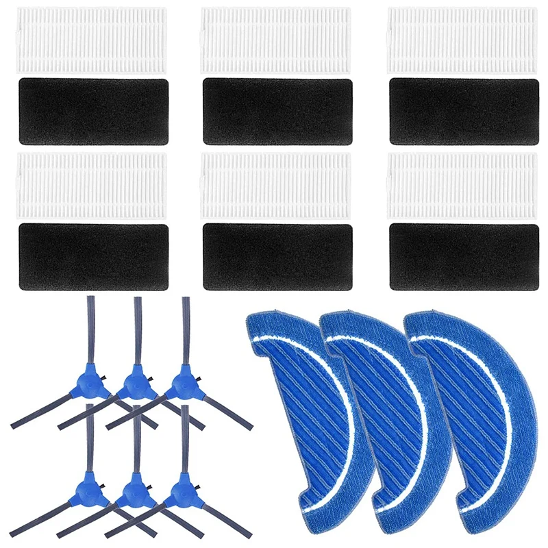 

Набор сменных аксессуаров для робота-пылесоса, для Conga 1090 комплект сменных аксессуаров