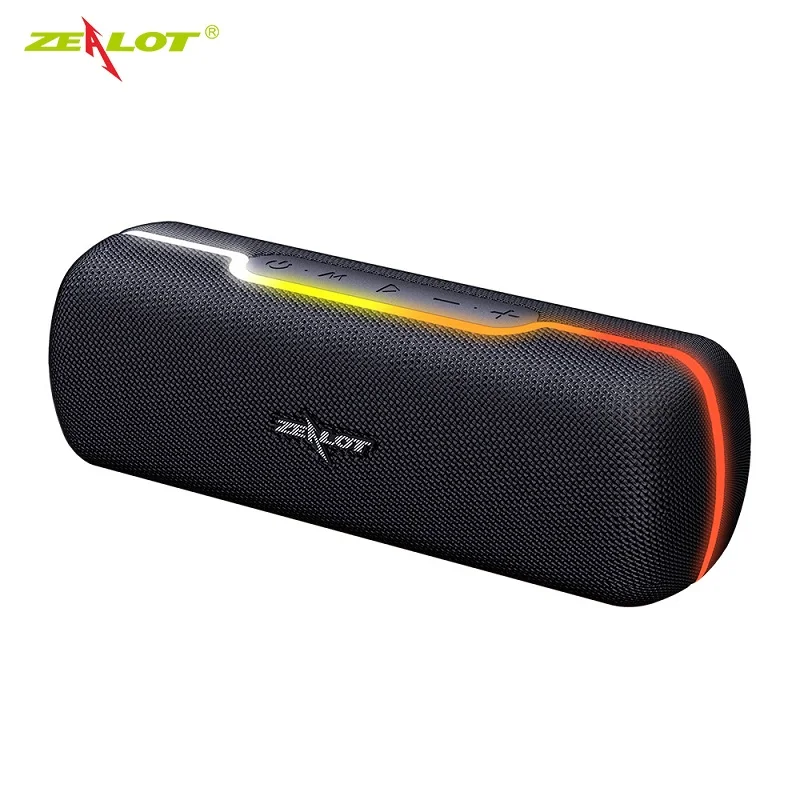 

ZEALOT S55 SoundBox Touch Control Bluetooth Speaker 2*5W Portable Wireless Speakers Stereo Sound Box with Bass and Built-in Mic