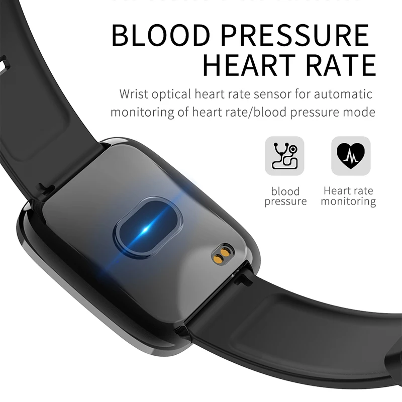 

BINSSAW Women Smart Watches Heart Rate Fitness Tracker IP67 Waterproof Sport Smart Wristband Men Color Screen Alarm Bracelets