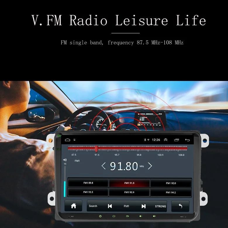" Android 8,1 автомобильный радиоприемник gps навигатор для Volkswagen Skoda Octavia golf 5 6 touran passat B6 polo tiguan yeti rapid multimedia
