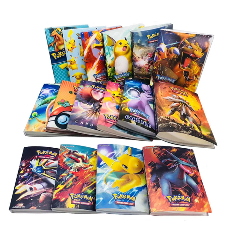 Коллекционные карточки держатели 240 шт. альбом для карт Pokemon лидер продаж список