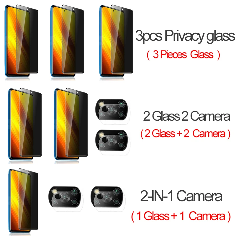 Poco x5 pro, cristal templado for poco x3 pro anti espias poko x4 gt screen protector anti spy little poco f3 f4 xiaomi x4 gt m4 pro poco m3 x4 pro 5g x5 privacy glass poco x5 5g