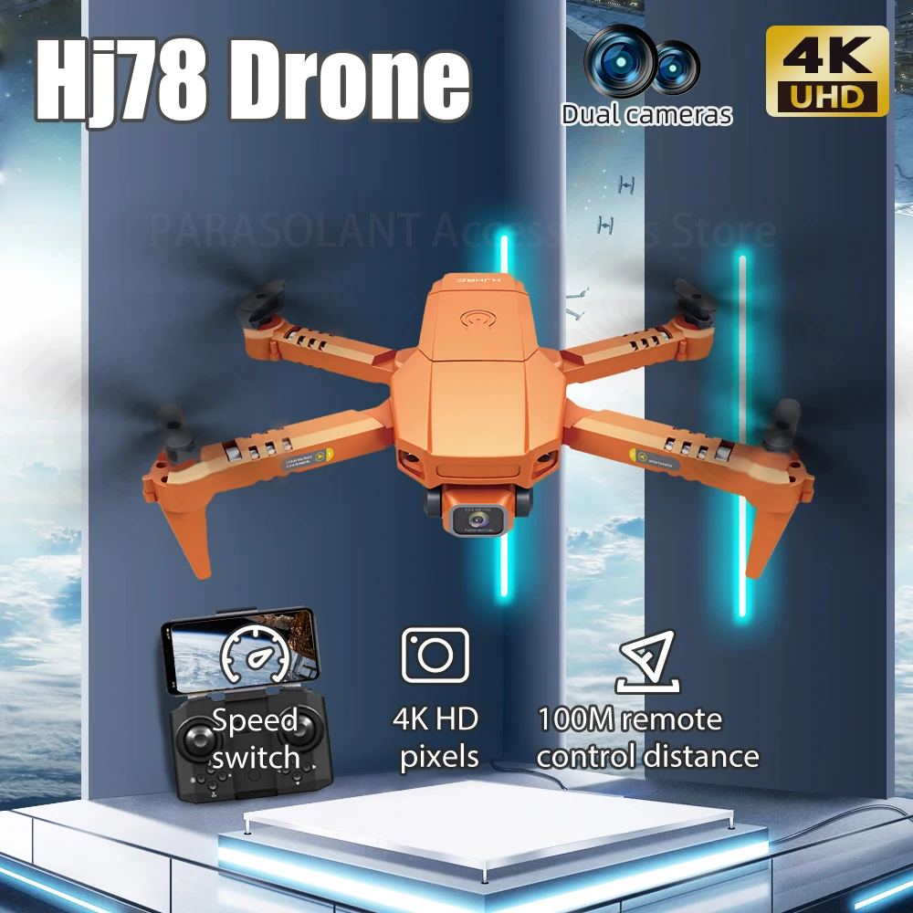 

Квадрокоптер Hj78 складной с Hd-камерой 4k 1080P, Wi-Fi, Fpv