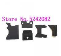 a set of 5 new for nikon df body rubber grip thumb bottom top rubber camera repair part replacement unit