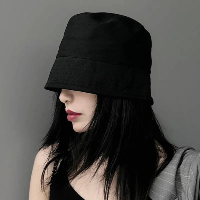 Панама Женская Складная в стиле Харадзюку хлопковая шапка для уличной рыбалки