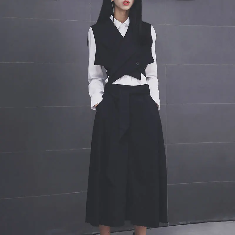 Женский облегающий жилет XITAO уличный однобортный с треугольным вырезом 2019|Жилеты