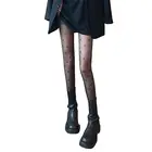 Соблазнительные кружевные длинные носки, чулки, женские гольфы выше колена, однотонные ультратонкие чулки для женщин и девочек, Гольфы с бантом