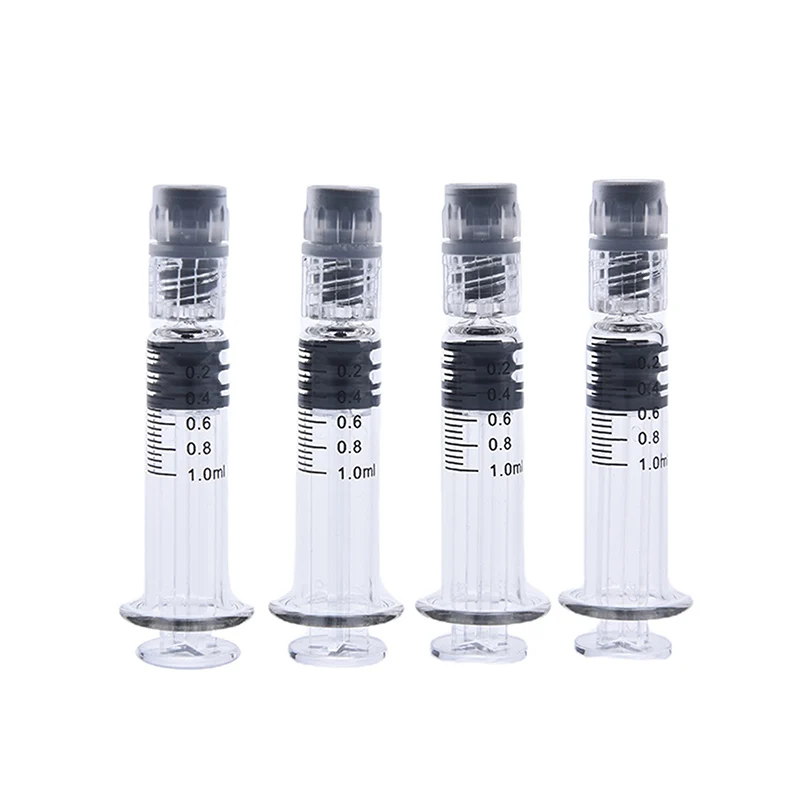 

1ml Disposable Syringes Glass Syringes Luer Lock Syringes for Clinic Cosmetic