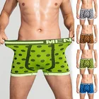 Мужские модные привлекательные боксеры в горошек, трусы, сексуальное хлопковое Мужское нижнее белье, мягкие мужские трусы, дышащие трусы