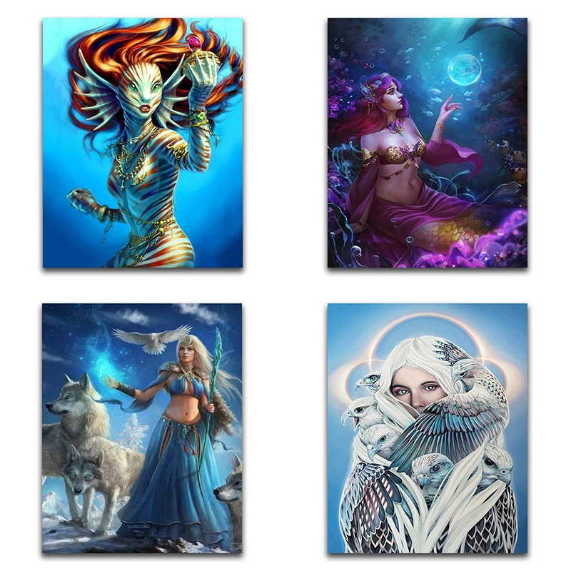 Алмазная 5d картина Набор цветных персонажей полноразмерная алмазная живопись