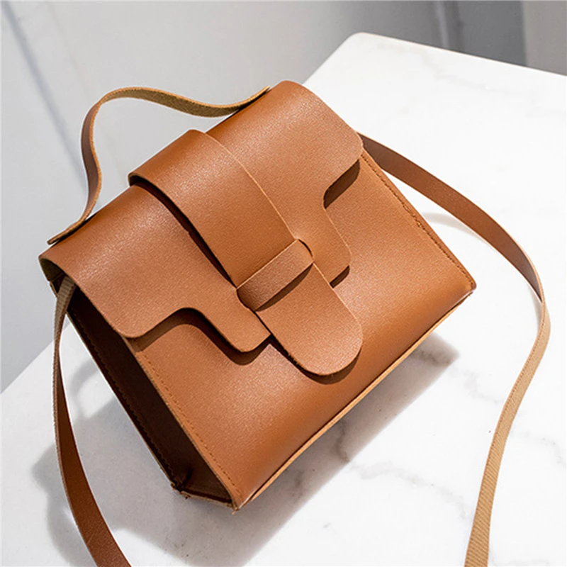 

2021 New Fashion Women Small Crossbody Bags Ladies All -match PU Leather Shoulder Messenger Bags High Quality Bag Phone Purse