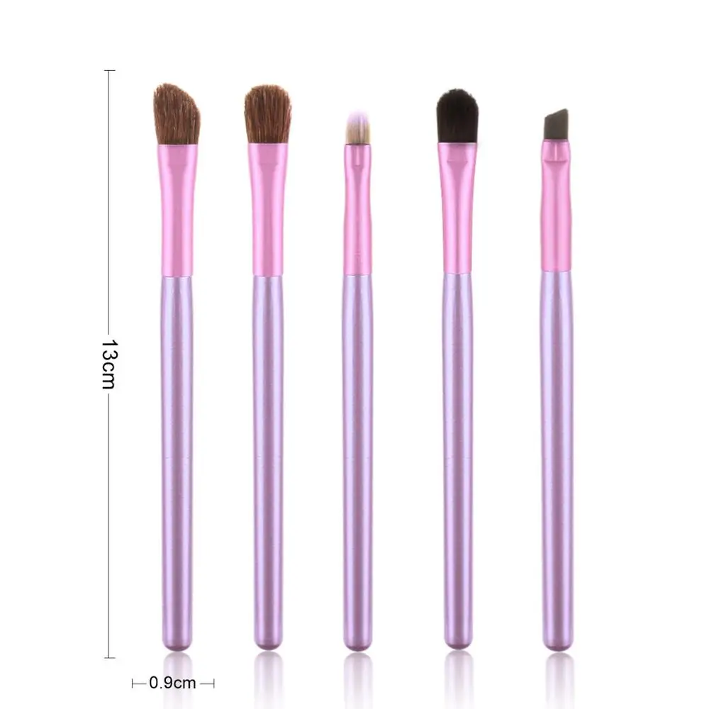 5 шт. мини кисти для макияжа глаз набор путешествий портативные размазывающиеся