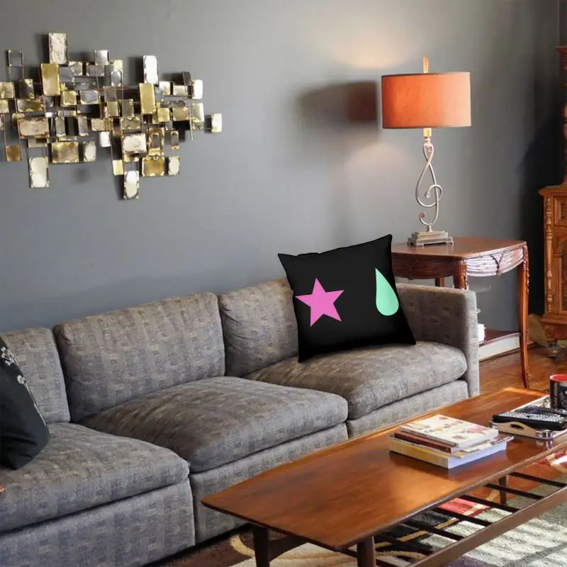 

Nordic Style Star And Tear Anime Throw Pillow Cover Decoration Hunter x Hunter Hisoka Cushion Cover 40x40 Pillowcover for Sofa