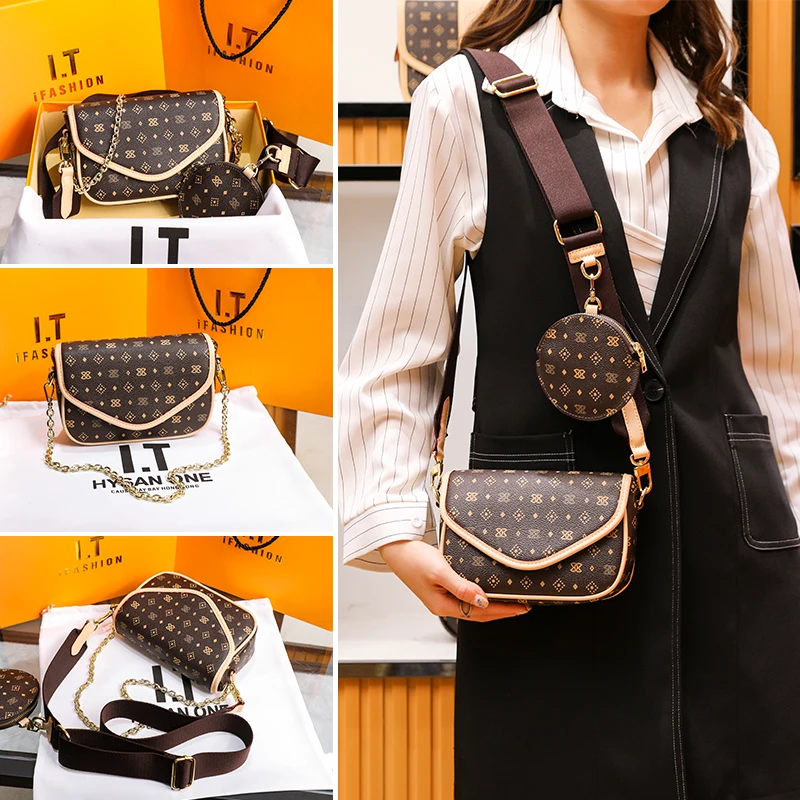 

Genuine Leather Composite Bags for Women New Luxury Brand Handbag Women Bag Designer Lady Shoulder Chain Purses and Handbags Cc