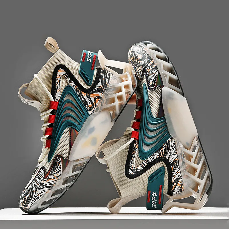 

Runner Sneakers Men 2021 New Designer Fashion Breathable Casual Walking Shoes Blade Type Damping Running Tennis Shoes for Men