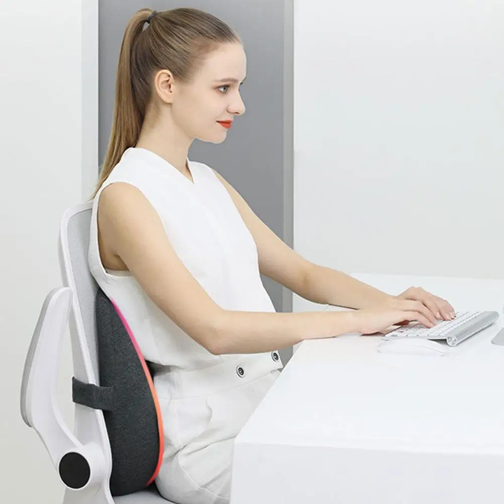 

Waist Pillow For Pregnant Women Office Seat Cushion Wrapped Lumbar Support Backrest Men Women Body Soothing Memory Foam Pillows