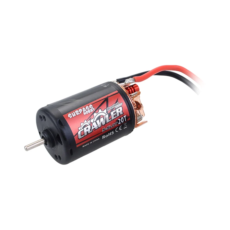 SURPASSHOBBY 550 16T 20T матовый двигатель водонепроницаемый 5 слотов для Tamiya Redcat Kyosho TRAXXAS