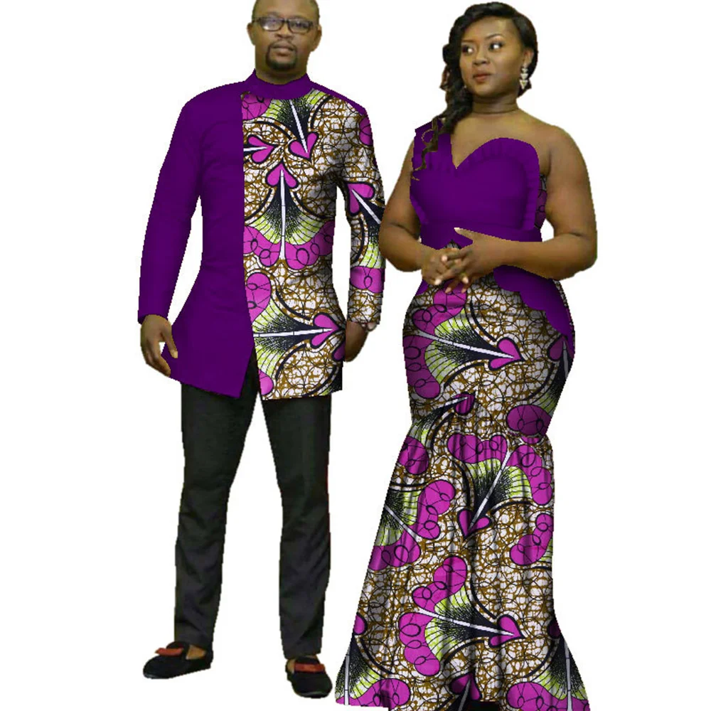 

High Quality African Lace Fabric Dresses Bazin Riche Brocade Tissu Cloth For Traditional Wedding Men With Bride Dresses
