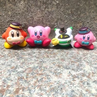 kirby action figure hat sudio 4 type cartoon creative model tabletop decoration ornament toys children gifts