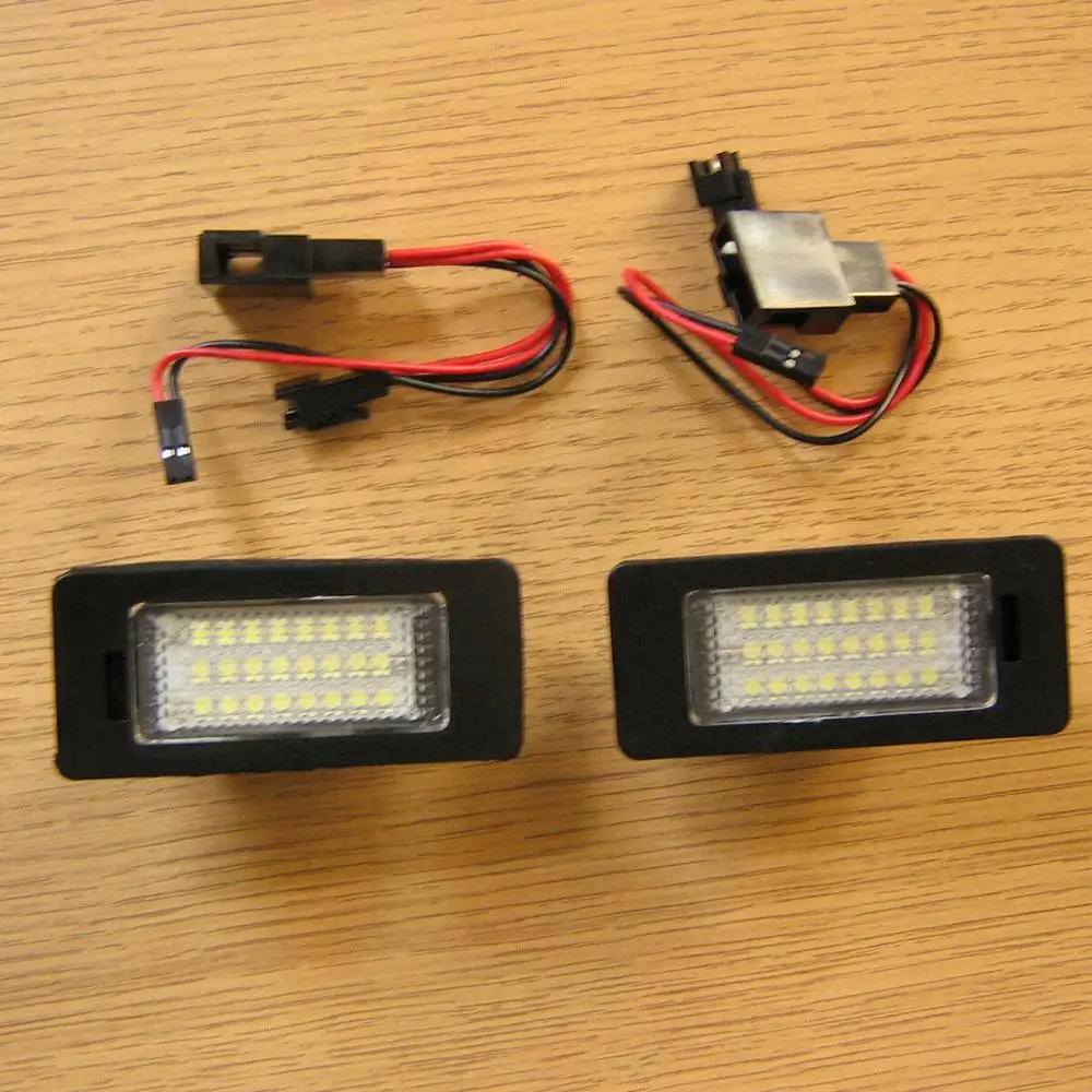 2PCS License Plate Light Led Number Holder Lamp No Error For BMW E39 E60 E60N E61 E90 E91 E90N E92 E93 E46 CSL E82 | Автомобили и