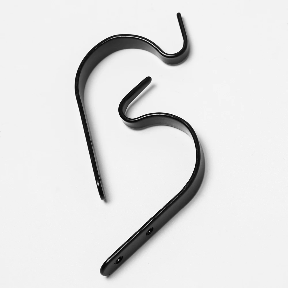 1/4 шт. железные подвесные крючки полка винтажный садовый плантатор кронштейн