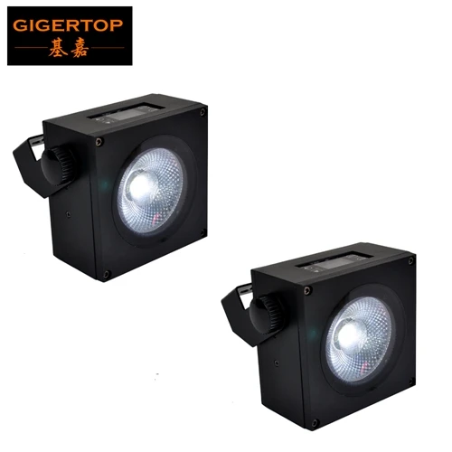 2 Gigertop 1x30 Вт точечный луч эффект батареи беспроводные Уличные светодиодные DMX стандартные Свет профессиональное сценическое освещение 25 градусов объектив 5/9 каналов - Цвет: 2