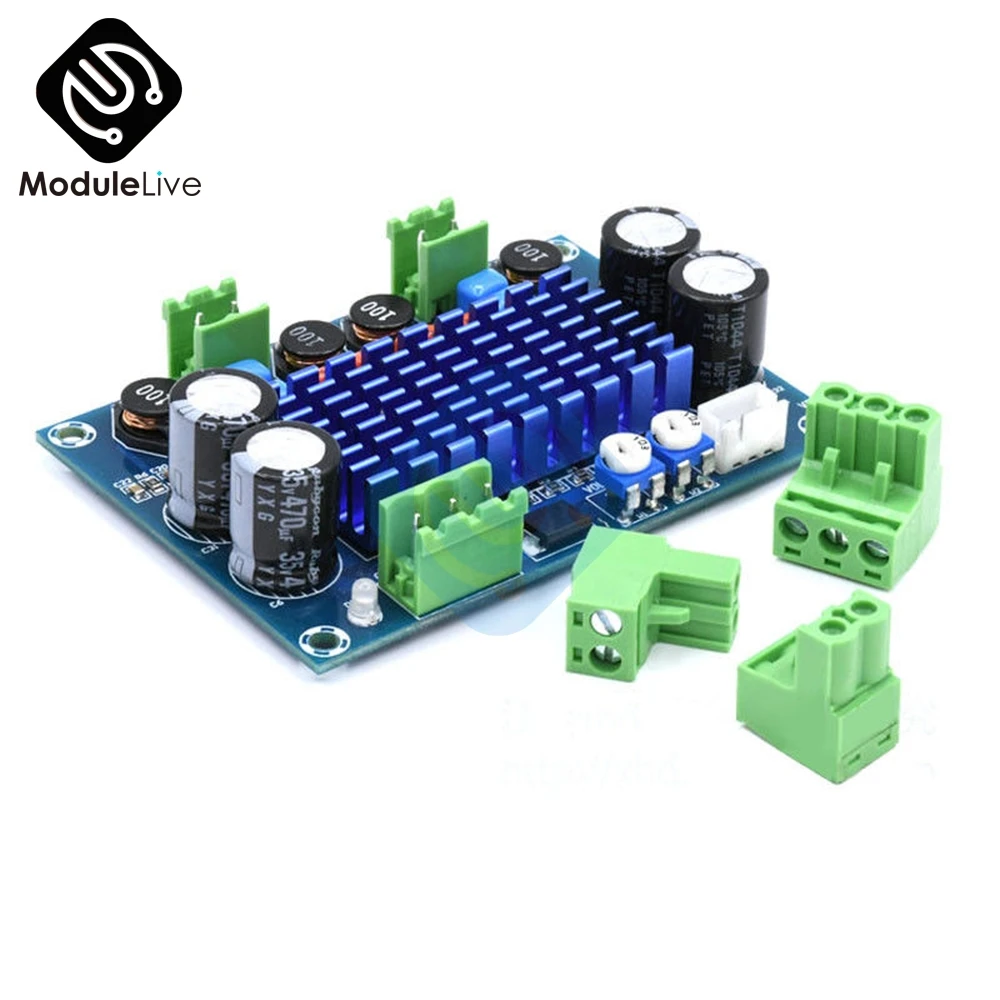 Высокомощная цифровая фотовспышка Плата усилителя мощности 2*120 Вт TPA3116D2 вход 5 В 24