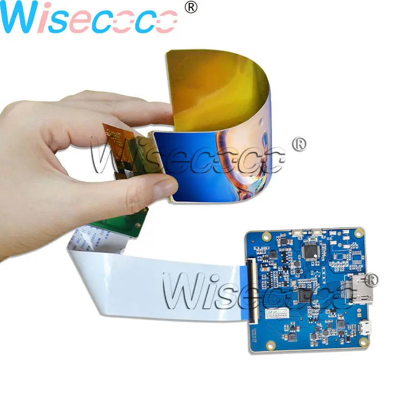 Wisecoco Новый 6 &quotFHD AMOLED гибкий IPS дисплей 2160*1080 ЖК экран 48 контактов с HDMI MIPI USB
