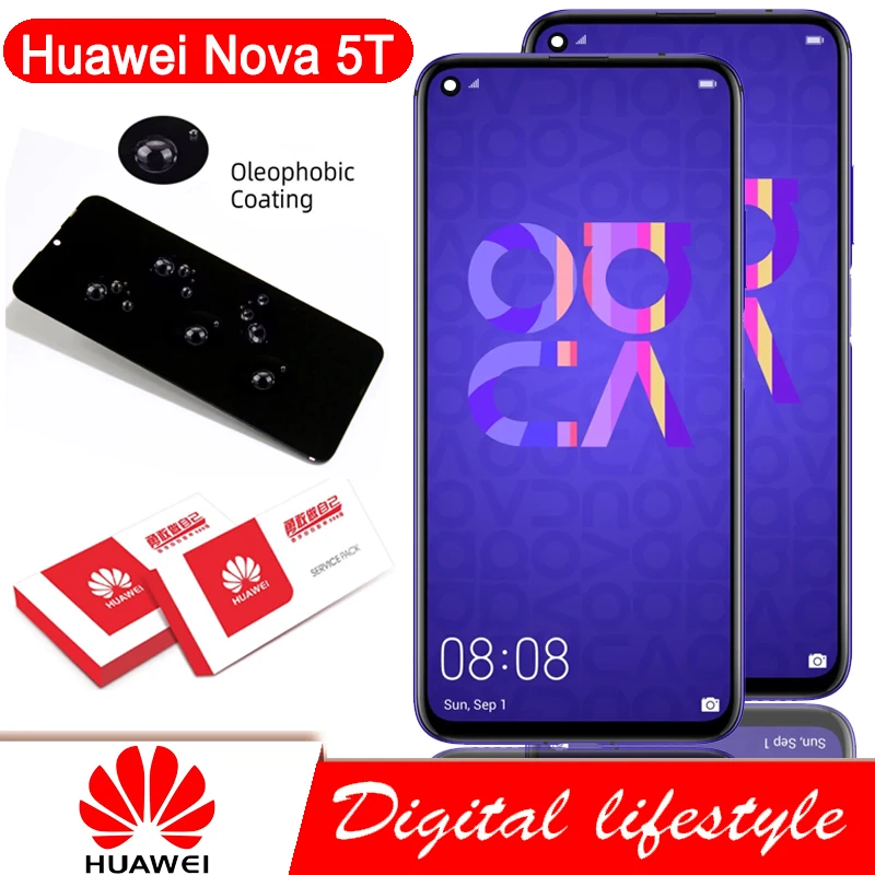 Дисплейный модуль для Huawei Nova 5T 6 26 дюйма L61A L61D L71A | Мобильные телефоны и аксессуары