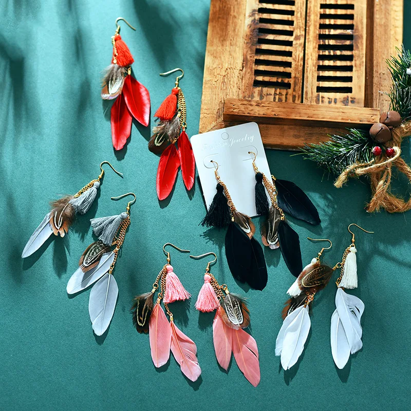 Богемные Модные Новые Креативные серьги в виде планшетов простые для женщин