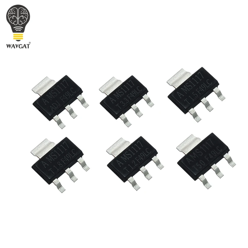 AMS1117 серии 3.3V ADJ 1.8V 1.2V 5.0V 3.3 5.0 стабильное напряжение питания чип|voltage regulator|regulator
